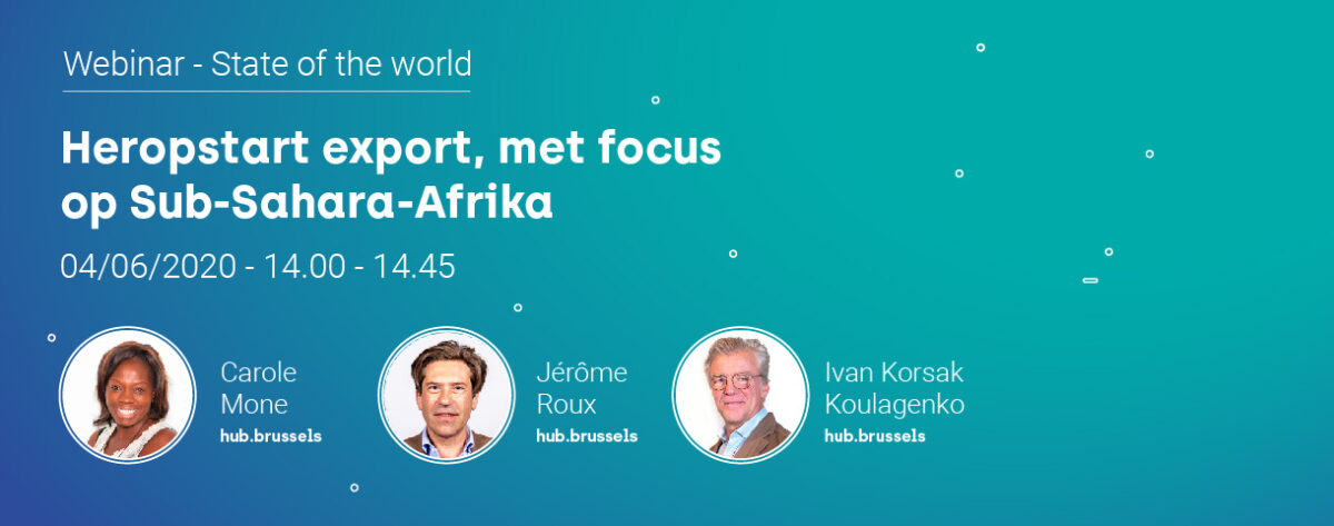 Webinar 'State of the world': exporteren naar Sub-Sahara-Afrika
