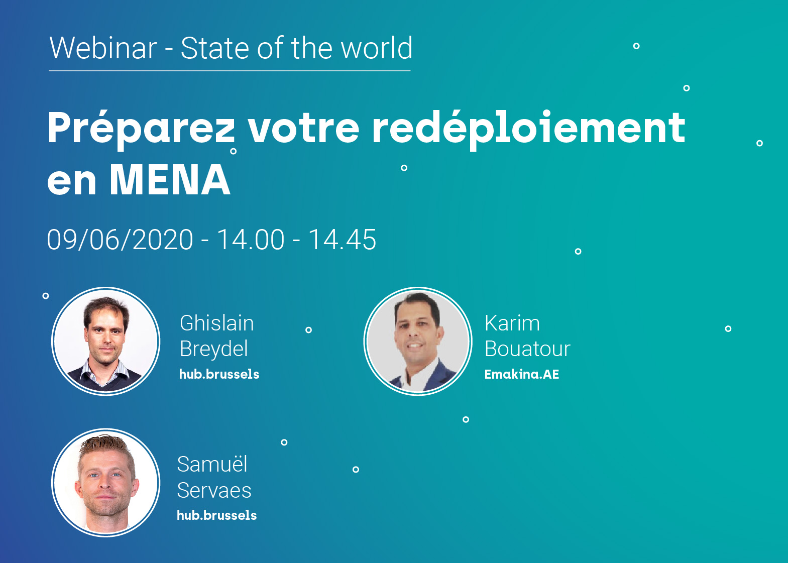 Webinaire Etat du monde-MENA