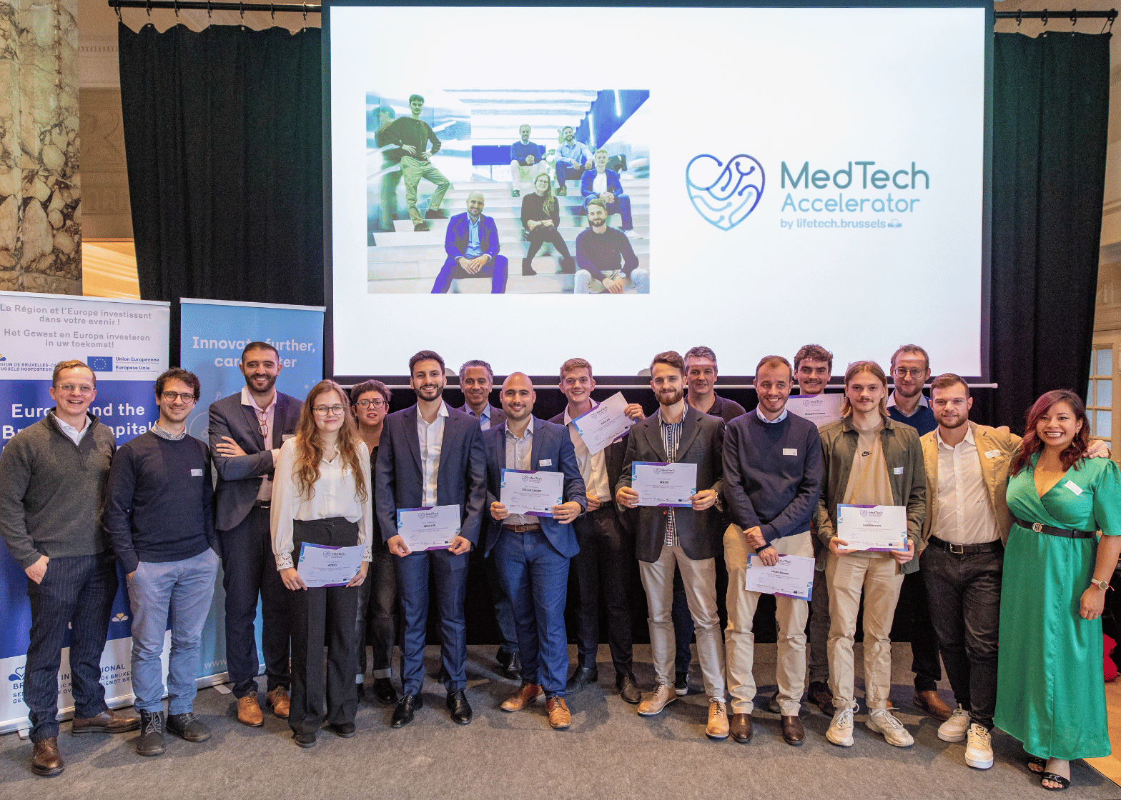 And the winners of the MedTech Accelerator 2023 are hub.brussels